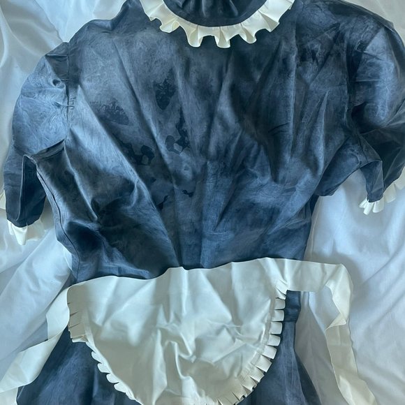 Latex Rubber Maid Dress - Picture 6 of 6